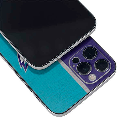 NBA Charlotte Hornets Canvas iPhone 12 Pro Skin