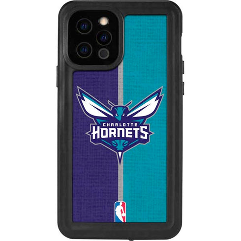 NBA Charlotte Hornets Canvas iPhone 12 Pro Waterproof Case