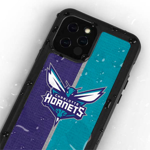 NBA Charlotte Hornets Canvas iPhone 12 Pro Waterproof Case