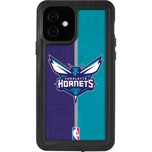 NBA Charlotte Hornets Canvas iPhone 12 Waterproof Case