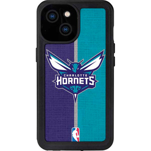 NBA Charlotte Hornets Canvas iPhone 13 Mini Waterproof Case