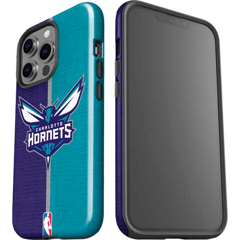 NBA Charlotte Hornets Canvas iPhone 13 Pro Impact Case