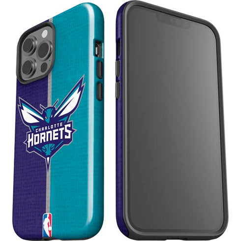 NBA Charlotte Hornets Canvas iPhone 13 Pro Max Impact Case