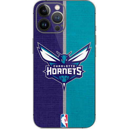 NBA Charlotte Hornets Canvas iPhone 13 Pro Max Skin