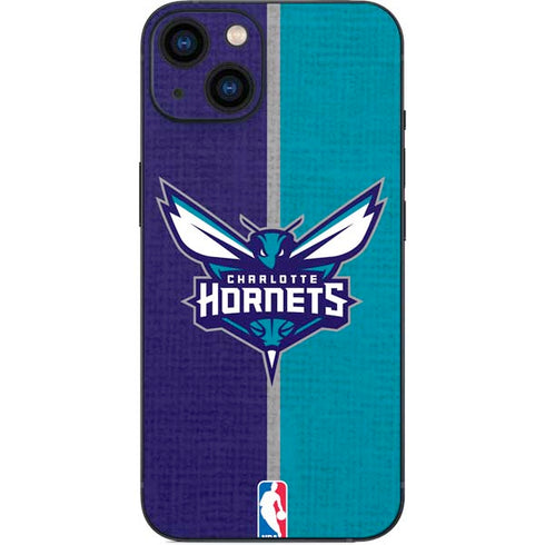 NBA Charlotte Hornets Canvas iPhone 13 Skin