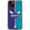 NBA Charlotte Hornets Canvas iPhone 14 Clear Case