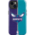 NBA Charlotte Hornets Canvas iPhone 15 Plus Impact Case