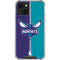 NBA Charlotte Hornets Canvas iPhone 14 Plus Clear Case