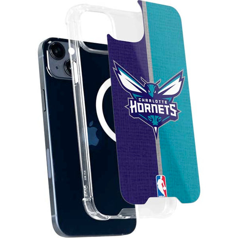 NBA Charlotte Hornets Canvas iPhone 14 Plus MagSafe Case