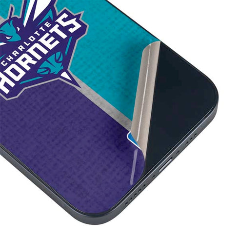 NBA Charlotte Hornets Canvas iPhone 14 Plus Skin