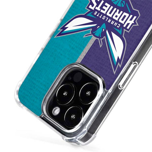 NBA Charlotte Hornets Canvas iPhone 15 Pro MagSafe Case