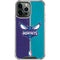 NBA Charlotte Hornets Canvas iPhone 14 Pro Max Clear Case