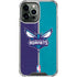 NBA Charlotte Hornets Canvas iPhone 14 Pro Max Clear Case