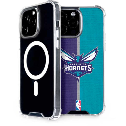 NBA Charlotte Hornets Canvas iPhone 14 Pro Max MagSafe Case