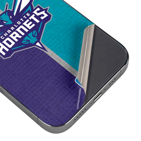 NBA Charlotte Hornets Canvas iPhone 14 Pro Max Skin