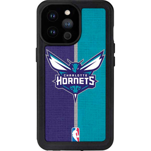 NBA Charlotte Hornets Canvas iPhone 14 Pro Max Waterproof Case