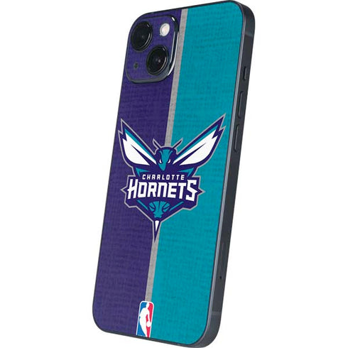 NBA Charlotte Hornets Canvas iPhone 14 Skin