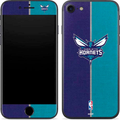 NBA Charlotte Hornets Canvas iPhone 8 Skin