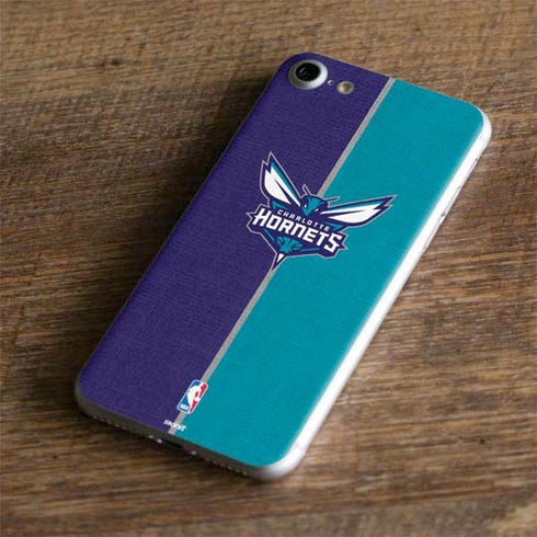 NBA Charlotte Hornets Canvas iPhone 8 Skin