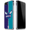 NBA Charlotte Hornets Canvas iPhone SE (2nd & 3rd Gen) Clear Case
