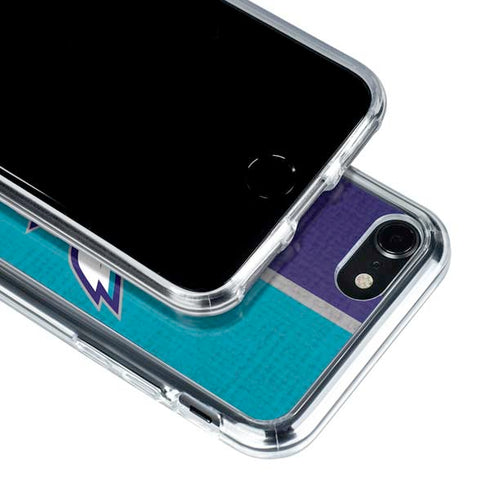 NBA Charlotte Hornets Canvas iPhone SE (2nd & 3rd Gen) Clear Case