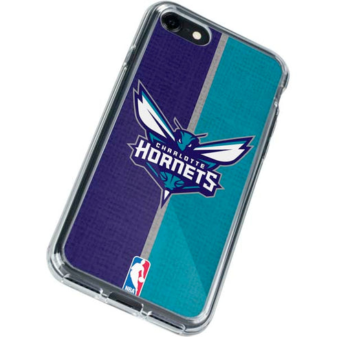 NBA Charlotte Hornets Canvas iPhone SE (2nd & 3rd Gen) Clear Case