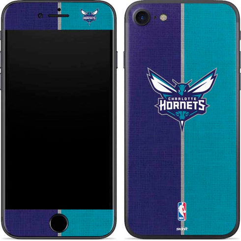 NBA Charlotte Hornets Canvas iPhone SE (2nd & 3rd Gen) Skin