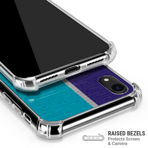 NBA Charlotte Hornets Canvas iPhone XR Clear Case