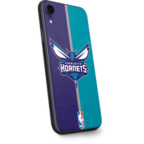 NBA Charlotte Hornets Canvas iPhone XR Skin