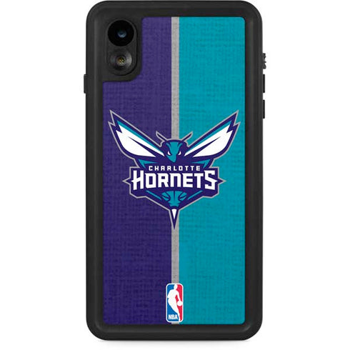 NBA Charlotte Hornets Canvas iPhone XR Waterproof Case