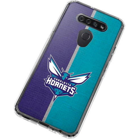 NBA Charlotte Hornets Canvas LG K51/Q51 Clear Case