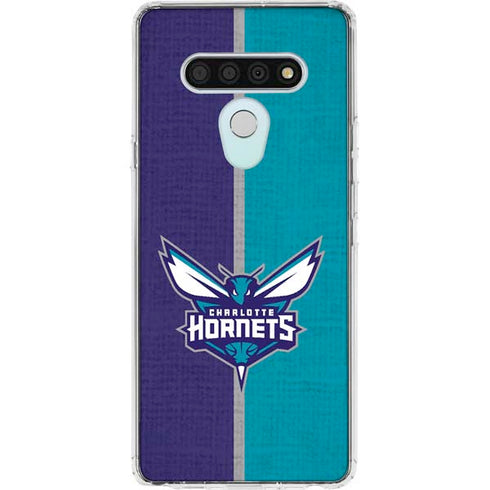 NBA Charlotte Hornets Canvas LG Stylo 6 Clear Case