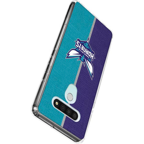 NBA Charlotte Hornets Canvas LG Stylo 6 Clear Case