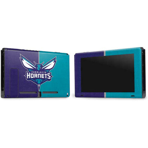 NBA Charlotte Hornets Canvas Nintendo Switch Bundle Skin