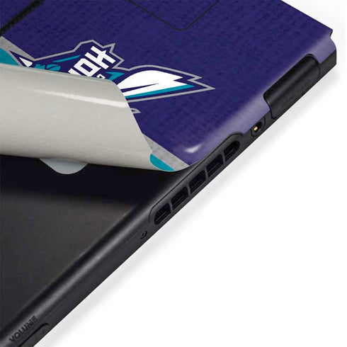 NBA Charlotte Hornets Canvas Nintendo Switch Bundle Skin