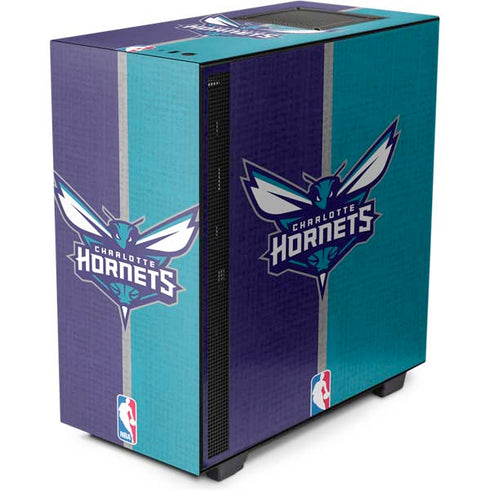 NBA Charlotte Hornets Canvas NZXT H510 Compact ATX Mid-Tower Case Skin
