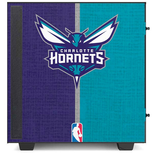 NBA Charlotte Hornets Canvas NZXT H510 Compact ATX Mid-Tower Case Skin