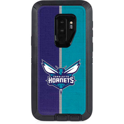 NBA Charlotte Hornets Canvas Otterbox Defender Galaxy Skin