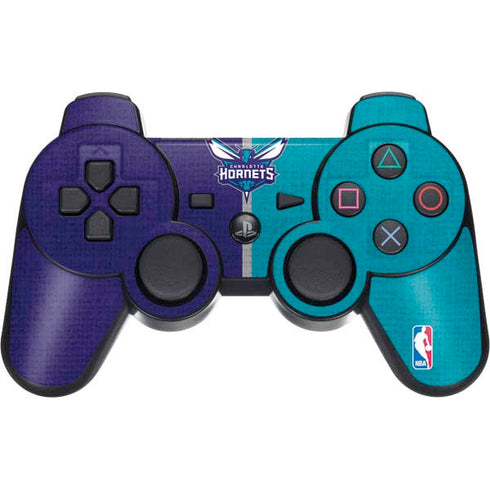 NBA Charlotte Hornets Canvas PS3 Dual Shock wireless controller Skin
