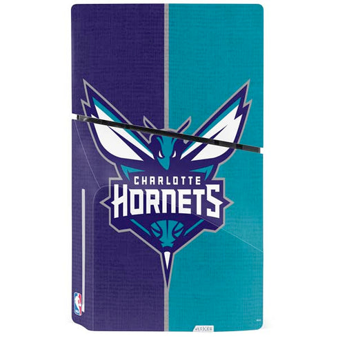 NBA Charlotte Hornets Canvas PS5 Slim Disk Bundle Skin