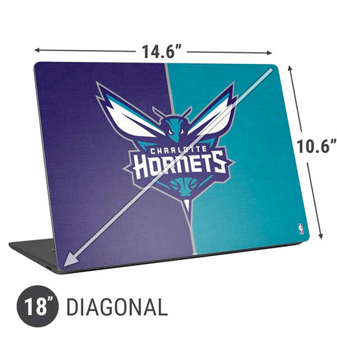 NBA Charlotte Hornets Canvas Universal Laptop 18in (14.6 x 10.6in) Skin