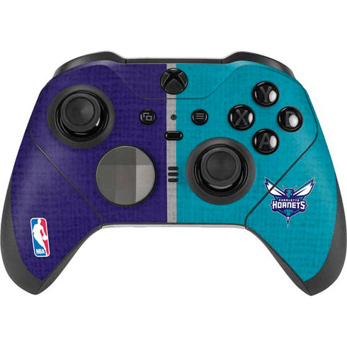 NBA Charlotte Hornets Canvas Xbox Elite Wireless Controller Series 2 Skin