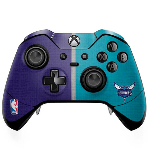 NBA Charlotte Hornets Canvas Xbox One Elite Controller Skin