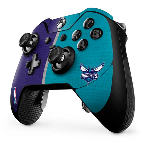 NBA Charlotte Hornets Canvas Xbox One Elite Controller Skin