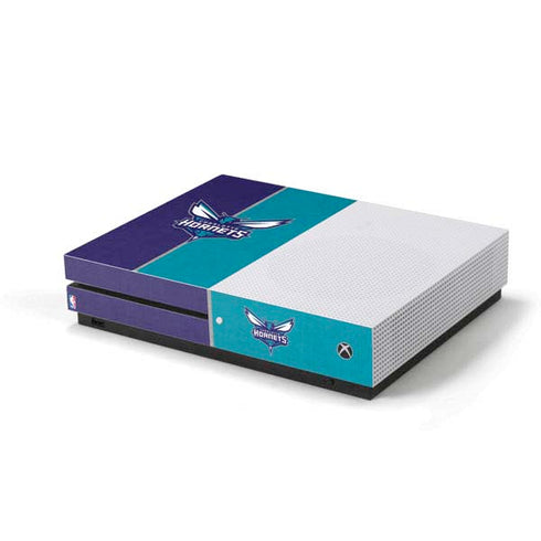 NBA Charlotte Hornets Canvas Xbox One S Console Skin