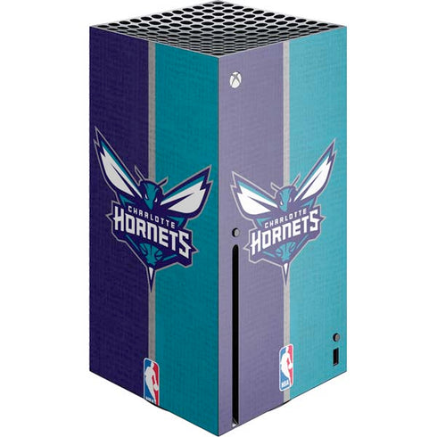 NBA Charlotte Hornets Canvas Xbox Series X Console Skin