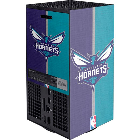 NBA Charlotte Hornets Canvas Xbox Series X Console Skin
