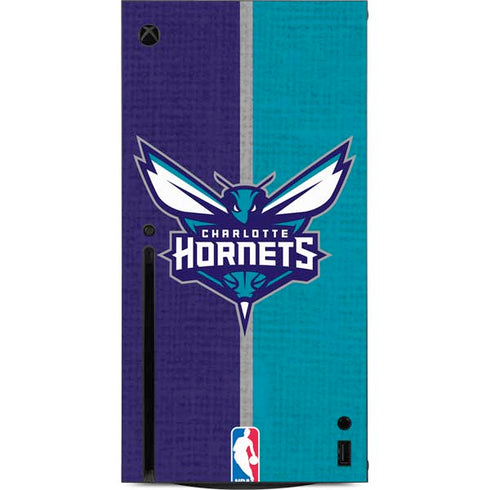 NBA Charlotte Hornets Canvas Xbox Series X Console Skin