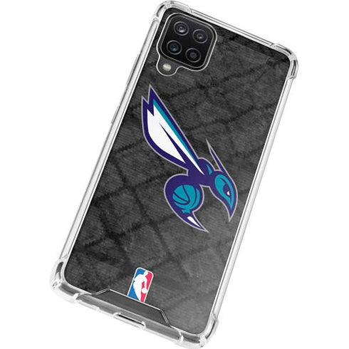 NBA Charlotte Hornets Dark Rust Galaxy A12 Clear Case