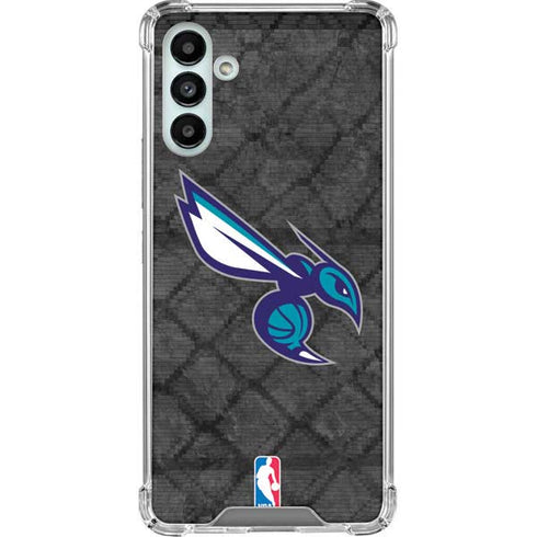NBA Charlotte Hornets Dark Rust Galaxy A13 5G Clear Case